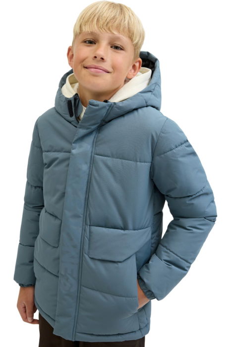 Geaca JACK &JONES Speed Puffer JNR - 12246122-Stormy Weather [3]