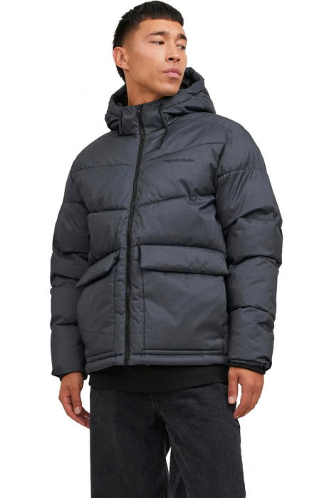 Geaca JACK &JONES Vesterboro Puffer - 12238849-Dark Grey [3]