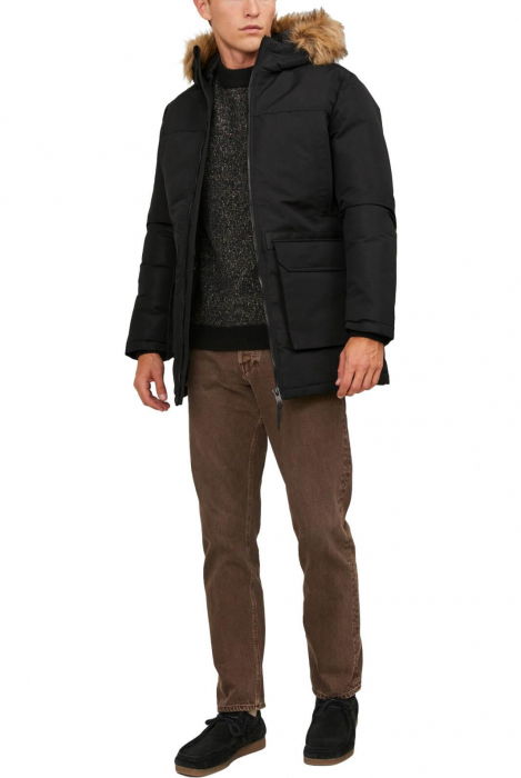 Geaca JACK &JONES Wing Parka - 12235858-Black [6]