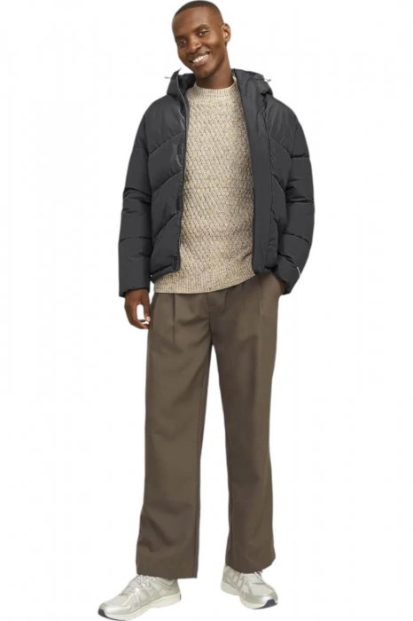 Geaca JACK &JONES World Puffer - 12259850-Asphalt [6]