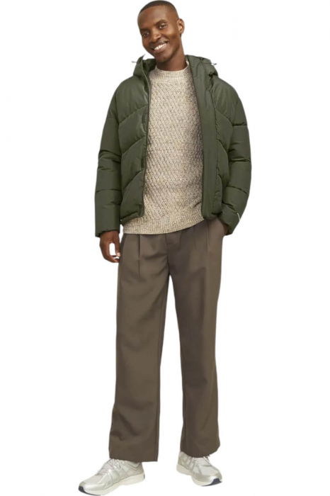 Geaca JACK &JONES World Puffer - 12259850-Olive Night [7]