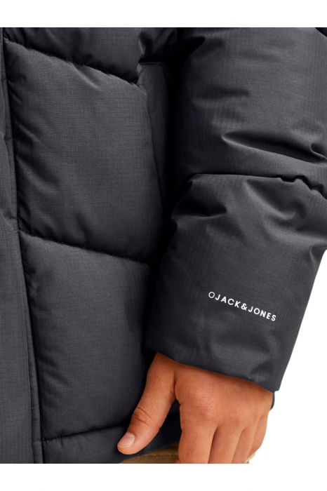 Geaca JACK &JONES World Puffer JNR - 12260052-Asphalt [4]