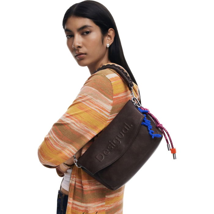 Geanta Desigual Half Logo Trokel Choco 6L - 25WAXP70-6009 [6]