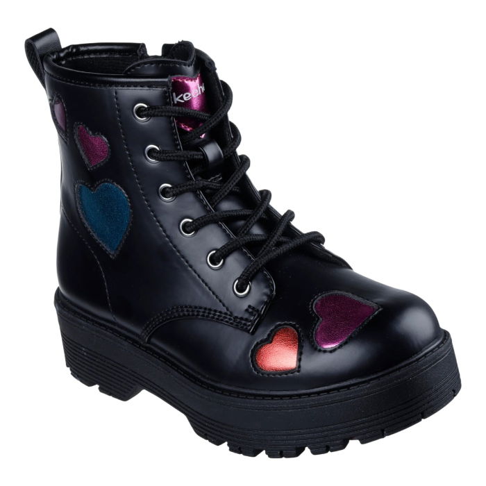 Ghete Skechers Gravlen Hi - Metallic Heart - 303409L-BLK [4]