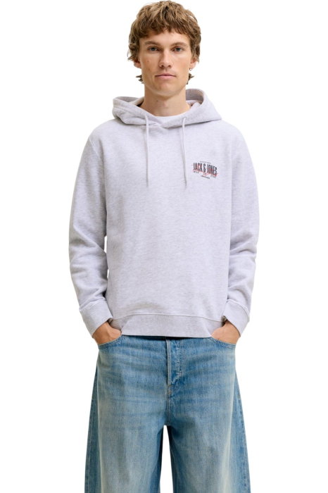 Hanorac JACK &JONES Aero Sweat Hood - 12298491-White Melange [1]