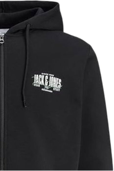 Hanorac JACK &JONES Aero Sweat Zip - 12298494-Black [4]