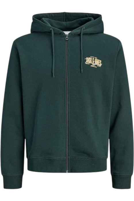 Hanorac JACK &JONES Aero Sweat Zip - 12298494-Scarab [1]