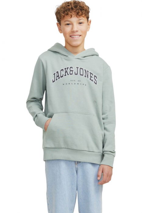 Hanorac JACK &JONES Aleb Varsity JNR - 12259564-Iceberg Green [1]