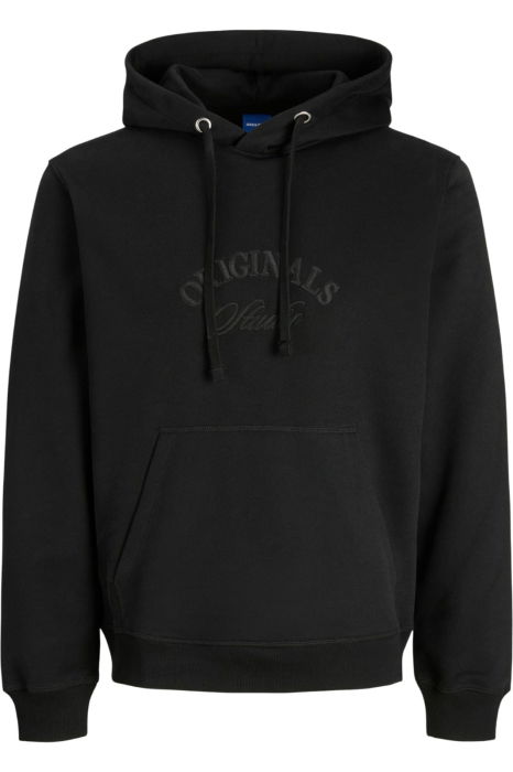 Hanorac JACK &JONES Bleeker Branding Hood PLS - 12287057-Black [1]