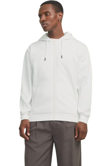 Hanorac JACK &JONES Bradley Hood Zip - 12249342-Cloud Dancer [1]