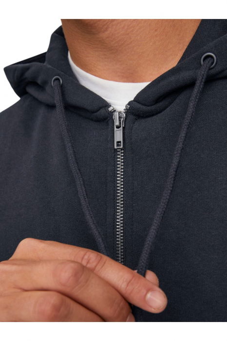 Hanorac JACK &JONES Bradley Sweat Zip Hood - 12249342-Black [4]