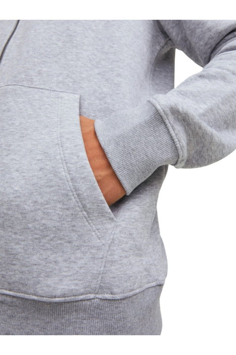 Hanorac JACK &JONES Bradley Sweat Zip Hood - 12249342-Light Grey Melange [4]