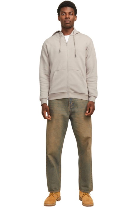 Hanorac JACK &JONES Bradley Sweat Zip Hood - 12249342-Moonbeam [6]