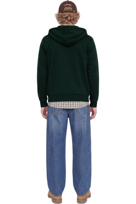 Hanorac JACK &JONES Bradley Sweat Zip Hood - 12249342-Scarab [2]