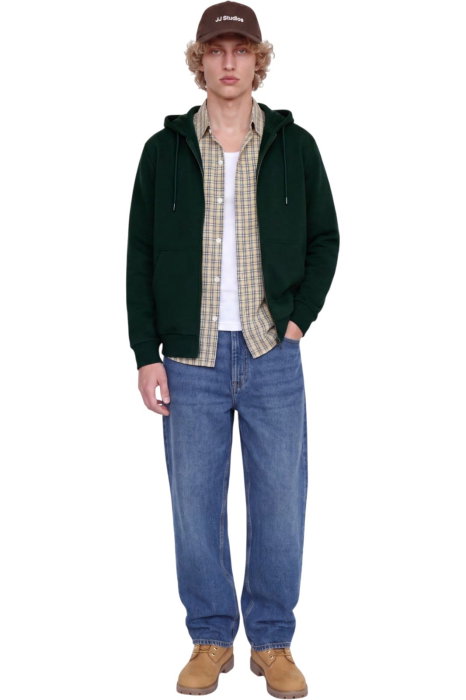 Hanorac JACK &JONES Bradley Sweat Zip Hood - 12249342-Scarab [5]