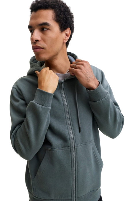 Hanorac JACK &JONES Bradley Sweat Zip Hood - 12249342-Turbulence [3]