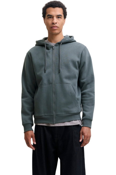 Hanorac JACK &JONES Bradley Sweat Zip Hood - 12249342-Turbulence [1]