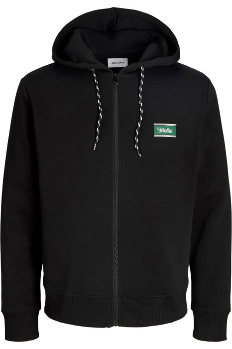 Hanorac JACK &JONES Buster Sweat Zip Hood Bts - 12298627-Black [1]