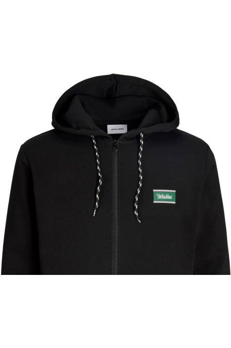 Hanorac JACK &JONES Buster Sweat Zip Hood Bts - 12298627-Black [4]