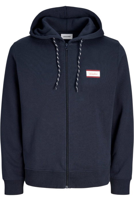Hanorac JACK &JONES Buster Sweat Zip Hood Bts - 12298627-Navy Blazer [1]
