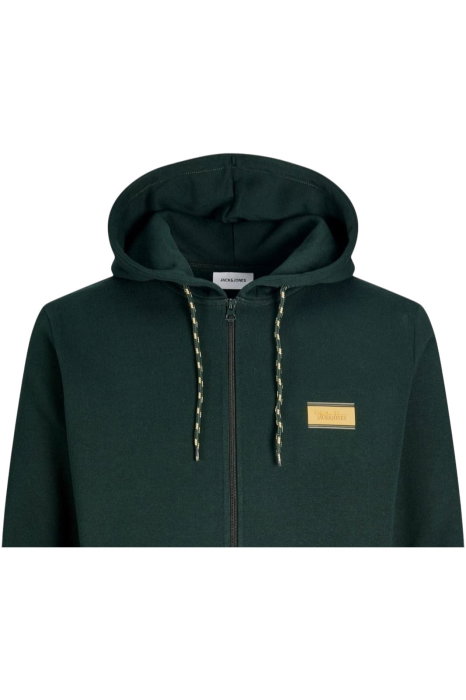 Hanorac JACK &JONES Buster Sweat Zip Hood Bts - 12298627-Scarab [2]
