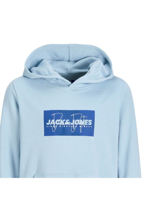 Hanorac JACK &JONES Cole Print Sweat Hood JNR - 12289920-Celestial Blue [3]