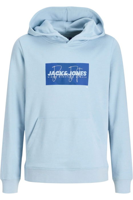 Hanorac JACK &JONES Cole Print Sweat Hood JNR - 12289920-Celestial Blue [1]