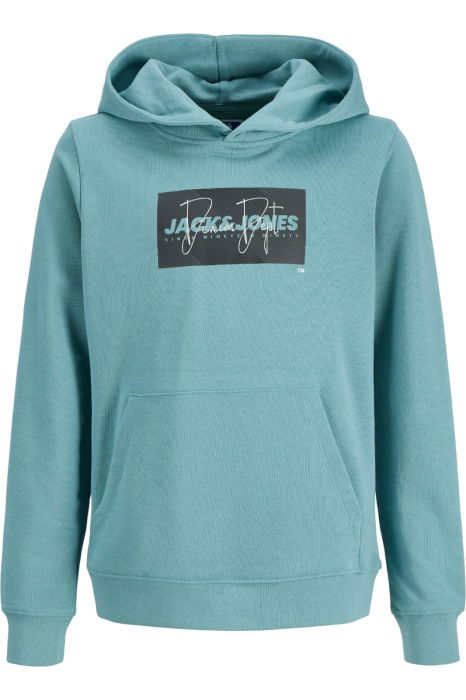 Hanorac JACK &JONES Cole Print Sweat Hood JNR - 12289920-Mineral Blue [1]