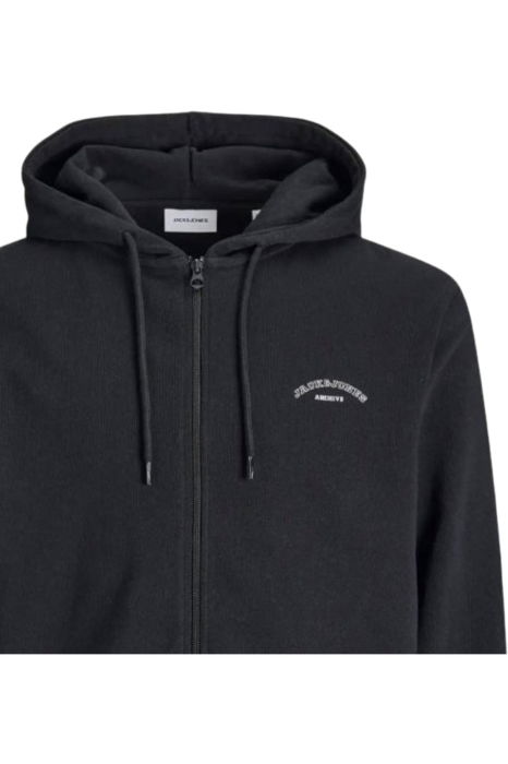 Hanorac JACK &JONES College Logo Zip Hood PLS - 12289689-Black [4]