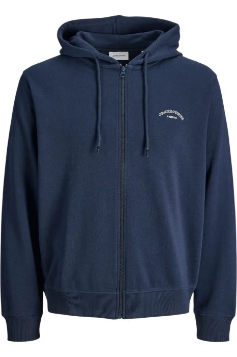 Hanorac JACK &JONES College Logo Zip Hood PLS - 12289689-Navy Blazer [1]
