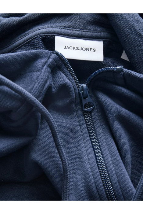 Hanorac JACK &JONES College Logo Zip Hood PLS - 12289689-Navy Blazer [3]