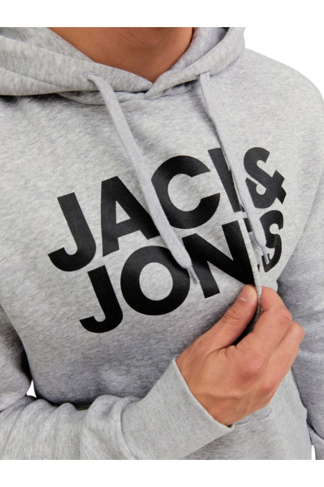 Hanorac JACK &JONES Corp Logo - 12152840-Light Grey Melange [4]