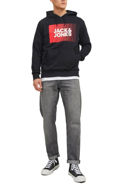 Hanorac JACK &JONES Corp Logo - 12233599-Black [5]