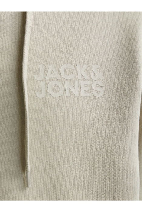 Hanorac JACK &JONES Corp Logo Small Print Zip Hood - 12265177-Moonbeam [4]