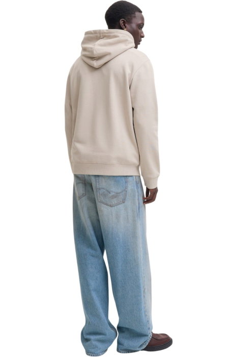 Hanorac JACK &JONES Denver Logo Sweat Hood - 12298730-Moonbeam [2]