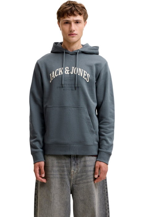 Hanorac JACK &JONES Denver Logo Sweat Hood - 12298730-Turbulence [1]
