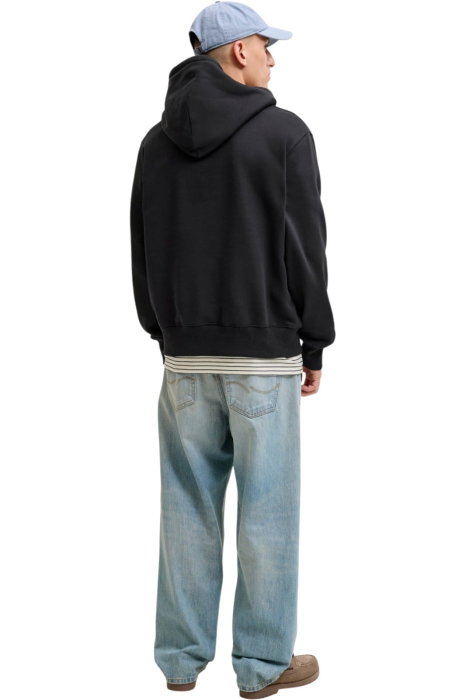 Hanorac JACK &JONES Frederiksberg Monogram Sweat Hood SN - 12300022-Black [2]