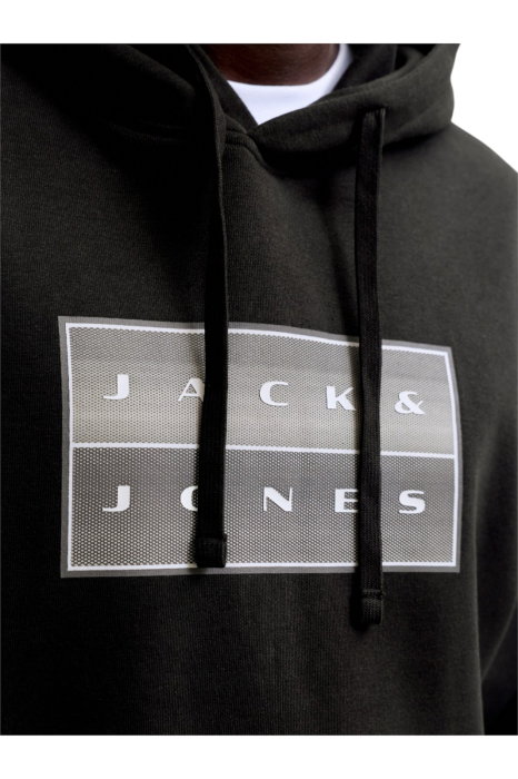 Hanorac JACK &JONES Fusion Box Sweat Hood - 12300984-Black [3]