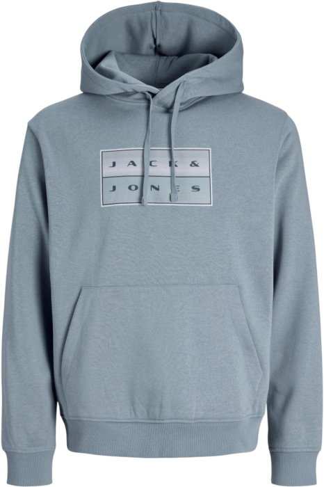 Hanorac JACK &JONES Fusion Box Sweat Hood - 12300984-Blue Mirage [4]