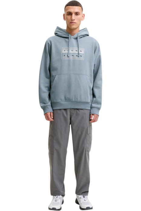 Hanorac JACK &JONES Fusion Box Sweat Hood - 12300984-Blue Mirage [5]