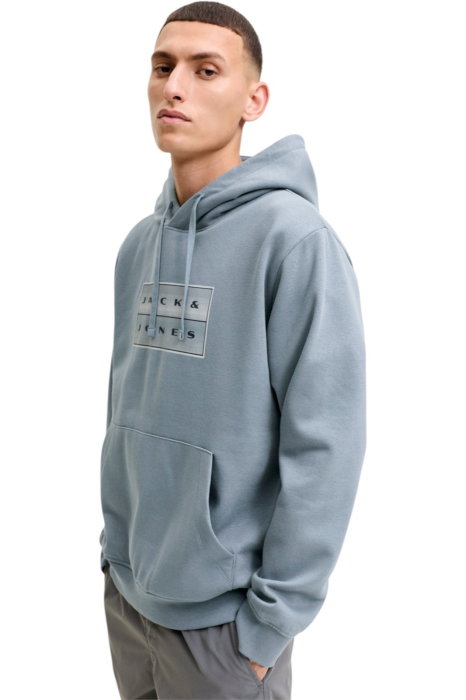 Hanorac JACK &JONES Fusion Box Sweat Hood - 12300984-Blue Mirage [1]