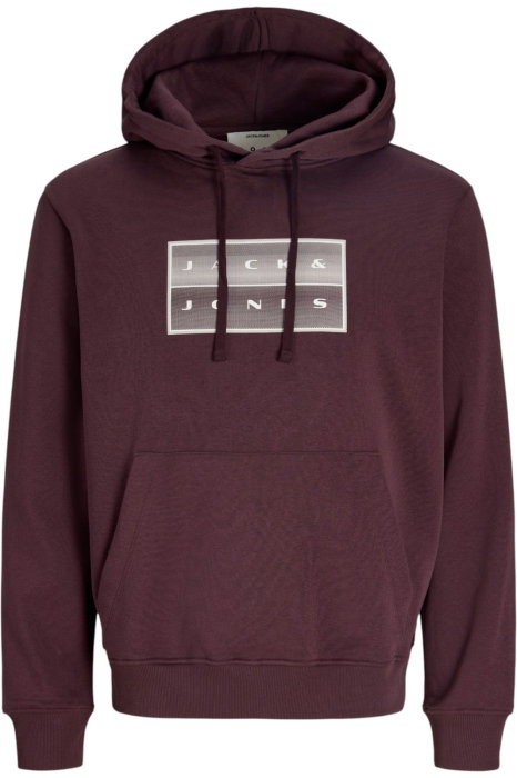 Hanorac JACK &JONES Fusion Box Sweat Hood - 12300984-Fudge [4]