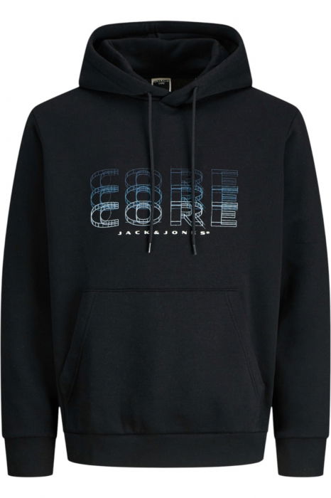 Hanorac JACK &JONES Fusion Branding Hood - 12284536-Black [1]