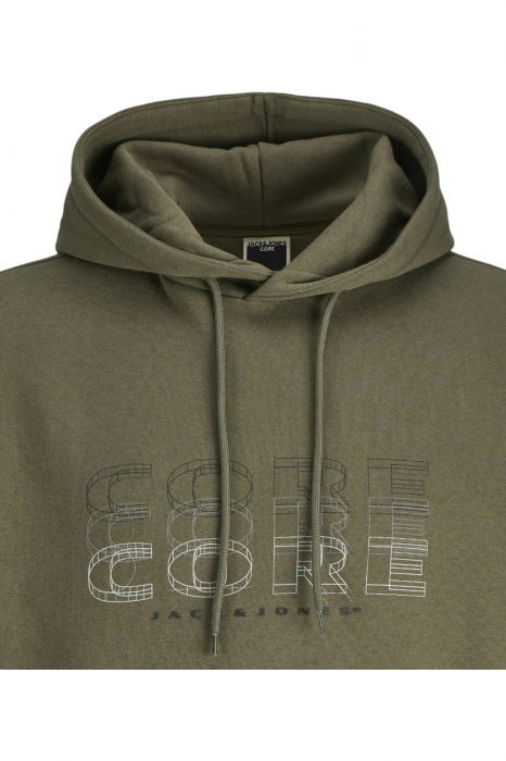 Hanorac JACK &JONES Fusion Branding Hood - 12284536-Grape Leaf [2]