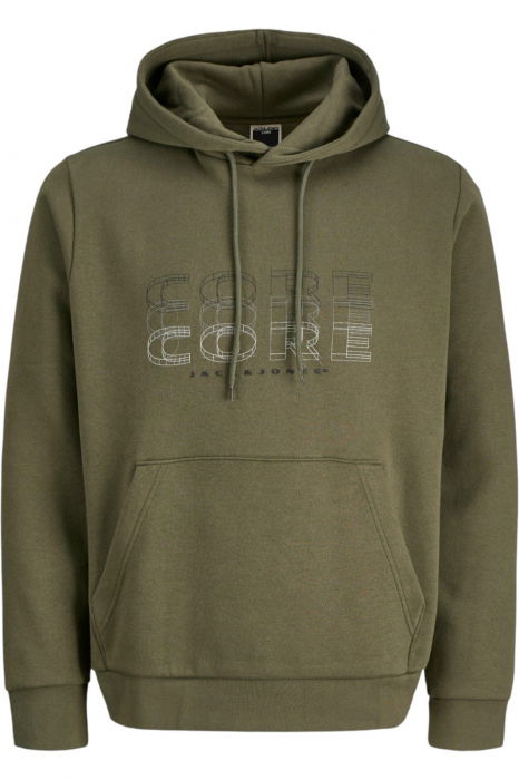 Hanorac JACK &JONES Fusion Branding Hood - 12284536-Grape Leaf [1]