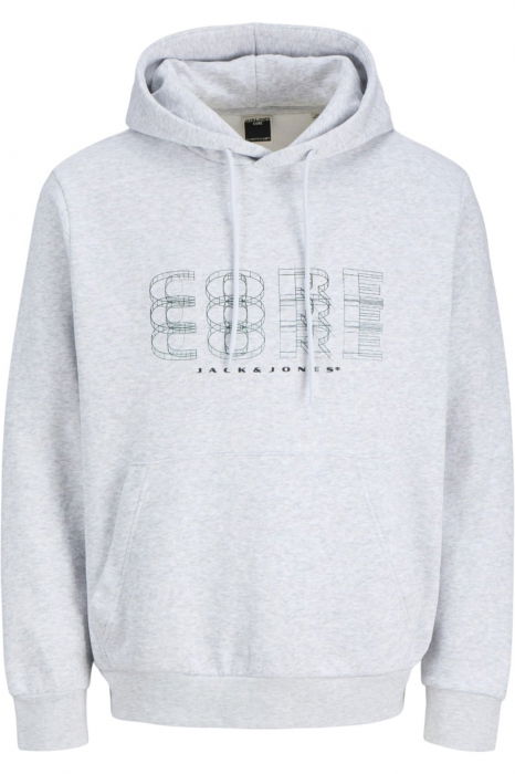 Hanorac JACK &JONES Fusion Branding Hood - 12284536-White Melange [1]