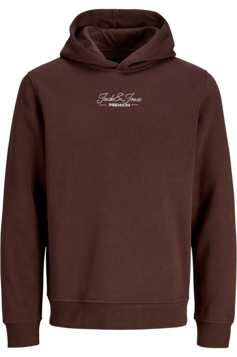 Hanorac JACK &JONES Lalucas Sweat Hood FST - 12312266-Chocolate Martini [1]