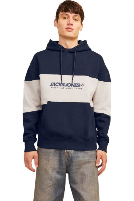Hanorac JACK &JONES Legacy Block PO - 12256590-Navy Blazer [1]
