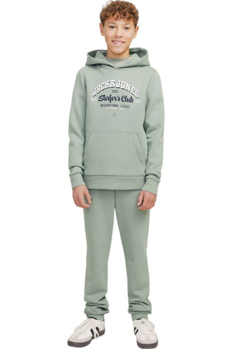 Hanorac JACK &JONES Logo 2 Colours JNR - 12258823-Iceberg Green [5]