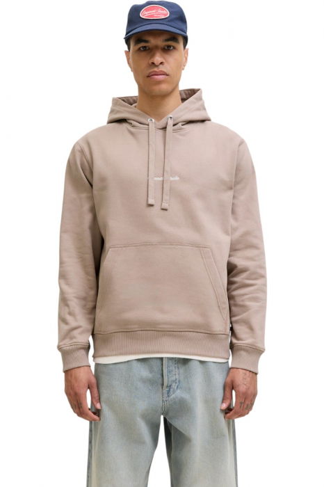 Hanorac JACK &JONES Norrebro EMB Hood - 12282861-Mocha Meringue [1]